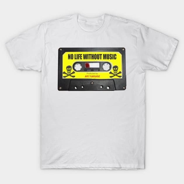 Vintage Retro Music Cassette Tapes T-Shirt by PlanetMonkey